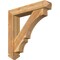Ekena Millwork Balboa Arts and Crafts Rough Sawn Bracket w/ Offset Brace, Western Red Cedar, 6"W x 30"D x 30"H BKT0604X30X30BOA03RWR - alternate 1